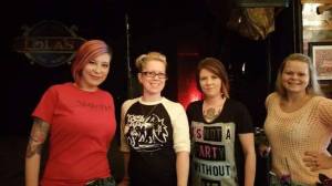 Heather, Ginger, Austen and Nicole of the Texas Chapter